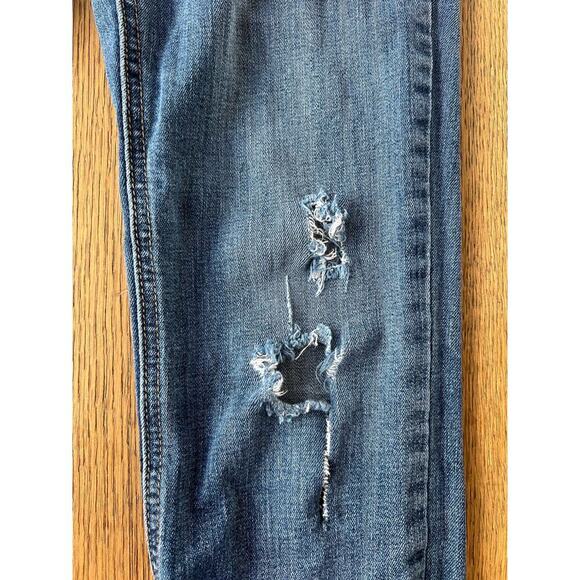 Pistola Skinny Jeans Distressed Zipper at ankles Size 27 - Picture 2 of 8
